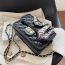 Fashion Beige Diamond Lock Flap Crossbody Bag