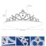 Fashion 9# Geometric Diamond Crown