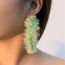 Fashion A Pair Of Green Hairpins Simulated Plush Hairpin