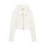 Fashion White Fur Lapel Knitted Sweater