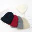 Fashion Red Acrylic Knitted Beanie