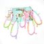 Fashion Mixed Color 2 Geometric Beaded Mobile Phone Chain