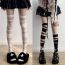 Fashion White Strappy Long Knee-length Stockings