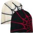 Fashion White+black Spider Web Jacquard Knitted Beanie
