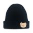 Fashion Grey Bear Embroidered Knitted Beanie