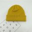 Fashion Ginger Yellow Distressed Knitted Beanie