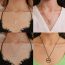 Fashion 28# Alloy Geometric Diamond Round Necklace
