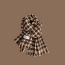 Fashion Solid Color With Mark Blended Knit Fringed Scarf