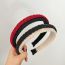 Fashion Brown Knitted Color-blocked Braided Headband Colorblock Knitted Braided Wide-brimmed Headband