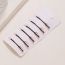 Fashion Short Brown 6cm Set Of 6 O3409 Alloy Oil Dripping Hairpin