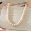 Fashion Off White Pearl Bead Necklace