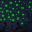 Fashion Blu-ray:ygt1035 Snowflake Glow In The Dark Snowflake Wall Sticker
