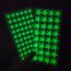 Fashion 3648 Green Light:126 Luminous Circles Pvc Luminous Dot Wall Sticker
