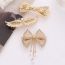 Fashion Wing Style Alloy Diamond Wing Hair Clip