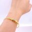 Fashion Gold Copper Beaded Bracelet