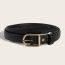 Fashion Super Fiber 2.3 (bronze Sun Buckle Tail Flat Rod) Wide Leather Belt With Metal Buckle