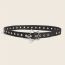 Fashion 2.8 Single Row Of Stars With Straight Holes Metal Hollow Five-pointed Star Wide Belt
