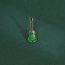 Fashion Green Alloy Oil Dripping Guitar Brooch