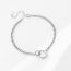 Fashion Platinum (women's Style) Copper Geometric Circle Bracelet