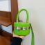 Fashion Green Pu Geometric Round Crossbody Bag