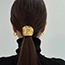 Fashion Sand Gold Hair Hook Metal Geometric Arc Hair Rope