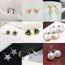 Fashion 61# Metal Geometric Earrings