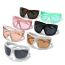 Fashion Off-white Framed Tea Slices Pc Large Frame Face Mask Sunglasses