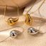 Fashion 9# Titanium Steel Drop Necklace