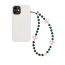 Fashion Pink Agate Beaded Love Mobile Phone Chain