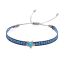 Fashion 12# Web Braided Diamond Five-pointed Star Bracelet