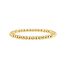 Fashion 1# Gold-plated Copper Beaded Bracelet