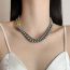 Fashion Thick Style 8mm Pearl Bead Necklace