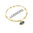 Fashion 3# Copper Diamond Oil Dripping Eye Bracelet