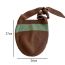 Fashion Green Brown Knitted Lace-up Large-capacity Shoulder Bag