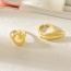 Fashion Golden 1 Copper Geometric Open Ring