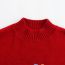 Fashion Red Bear Jacquard Knitted Sweater