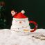 Fashion Gift Box-christmas Tree Ceramic Printed Christmas Mug