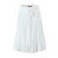 Fashion White Lace-up Skirt