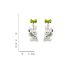 Fashion 10# Alloy Geometric Asymmetric Tassel Earrings