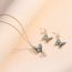 Fashion Earrings Titanium Steel Shell Butterfly Pearl Earrings