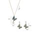 Fashion Necklace Titanium Steel Shell Butterfly Pearl Necklace