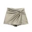 Fashion Gold Blend Knotted Shorts
