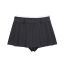 Fashion Black Double Layer Wide Pleated Culottes