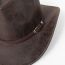 Fashion As Shown In The Picture The Word Top Is Dark Coffee Pu Curved Belt Jazz Hat
