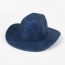 Fashion As Shown In The Picture Cloth Pattern Dark Blue Textile Curved Jazz Hat