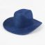 Fashion As Shown In The Picture Cloth Pattern Dark Blue Textile Curved Jazz Hat
