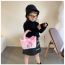 Fashion Pink Cartoon Large Capacity Children's Handbag