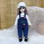 Fashion 9# Polyester Cartoon 30cm Doll Cotton Doll Clothes Set  Cloth