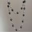 Fashion Necklace - Gray Pearl Bead Necklace