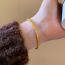 Fashion Bracelet - Gold Copper Pattern Open Bracelet
